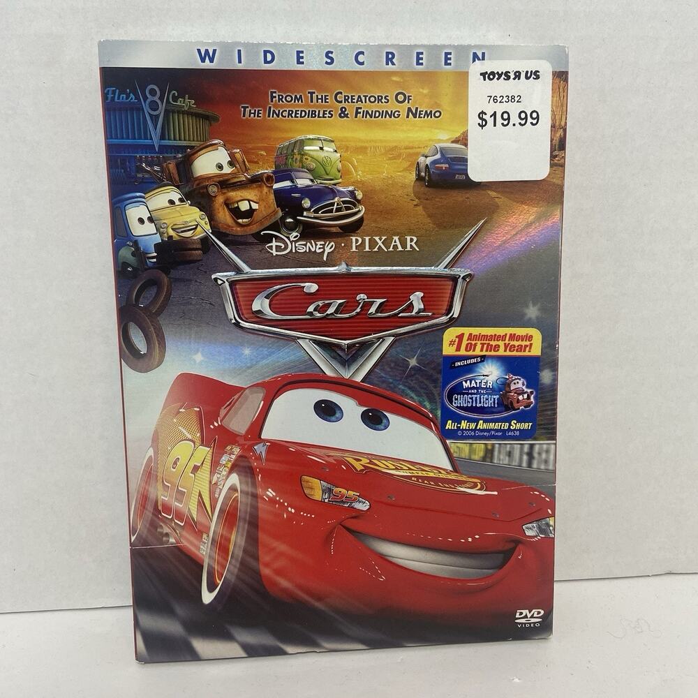 DVD CARS Disney/Pixar Widescreen Has Original Cardboard Sleeve NEW SEALED